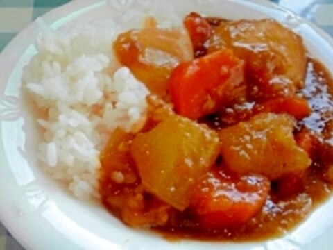 圧力鍋で2分半！冬瓜カレー♪